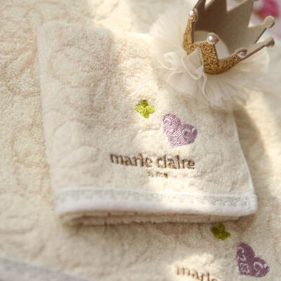 日单内野家 marie玛丽酷雷精致纯棉无捻纱儿童小方巾柔软吸水