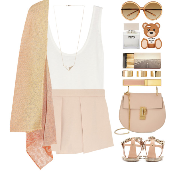 #spring #summer #WishList #comfy #daywear #office #WorkWear #sandals #comfy #chic #pastels #roundsunglasses #bags #gold #goldjewelry #TankTops #StreetStyle #daywear #simple #simpleoutfit #simpleset