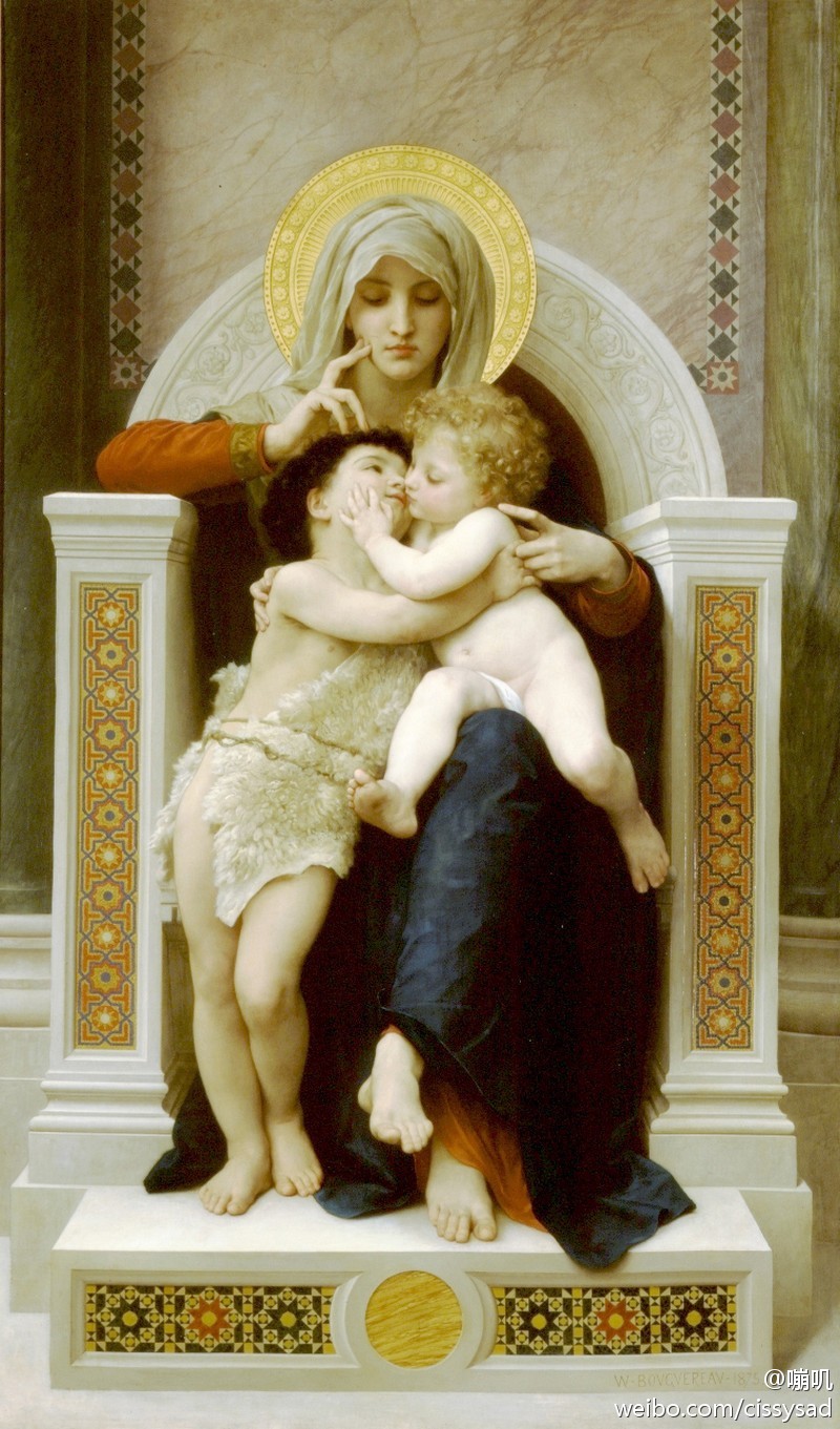 #William Bouguereau#带娃真他么烦！