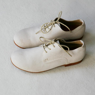 MANTOVA 春夏 高端定制 软牛皮质感手工擦色英伦单鞋