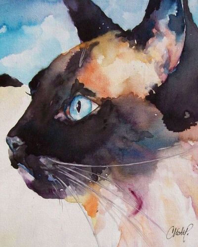 love this by super talented watercolor artist Christy Freeman.