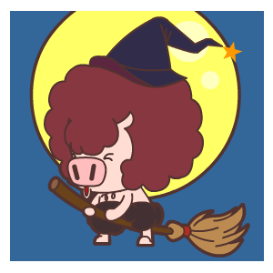 查看《毛毛猪——翔通动漫原创表情》原图，原图尺寸：300x300