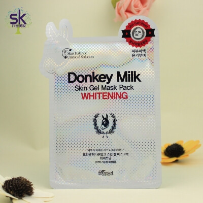 可莱丝Donkey Milk驴奶面膜贴单片 美白保湿补水滋养抗皱