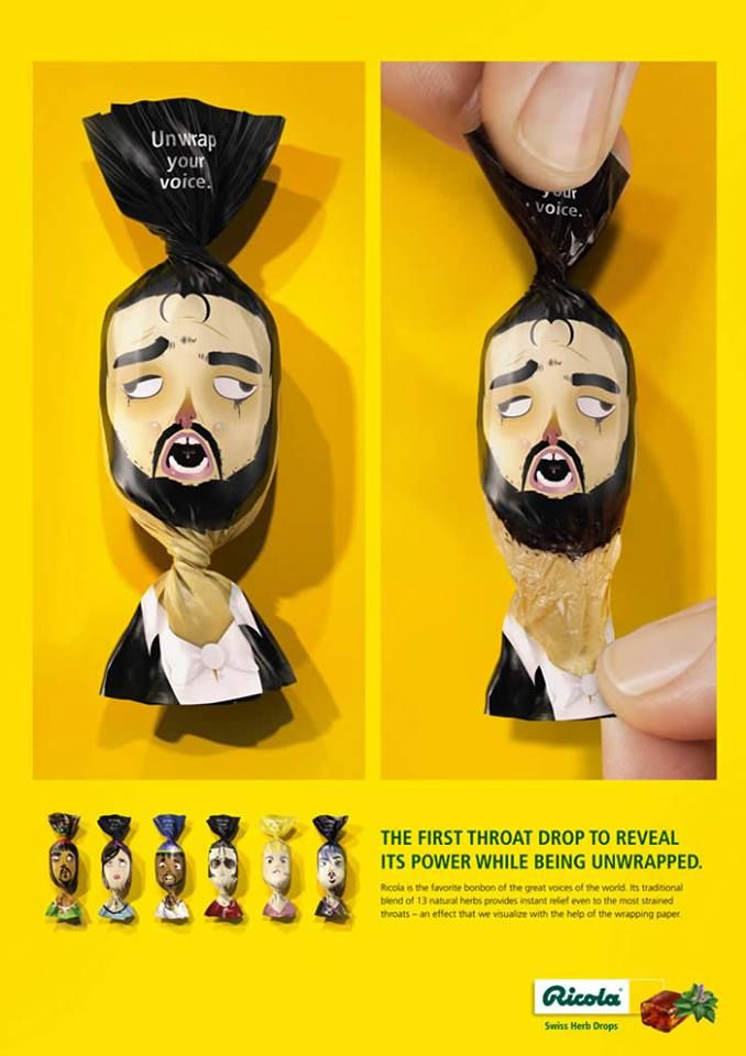 #packaging Throat drops--really creative--awesome