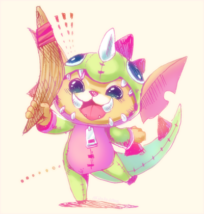 Dino Gnar by MizoreA...