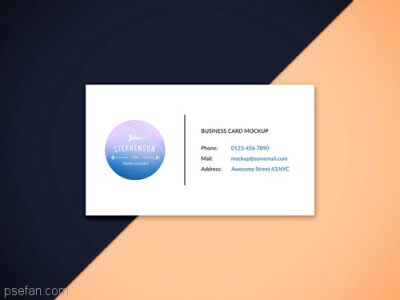 Business Card Mockup Vol.6 - PS饭团网