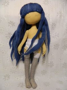 Mimin Dolls: Doll cabelo azul