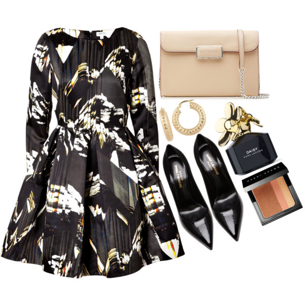 #NewYearsEve #dress #black #marcbymarcjacobs #marcjacobs #blackshoes #earings #polyvore #polyvoreeditorial #polyvorecommunity #inspiration #bag