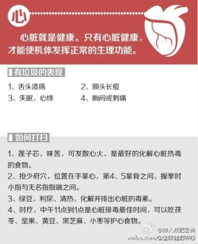 【来个身体大扫除吧！】身体的各个器官使用久了，会累积大量“垃圾”，适时的清理会让它们运转得更健康哦！快来检查一下你的五脏六腑，顺便给它们做个大扫除吧。小伙伴们，赶紧马起来吧！