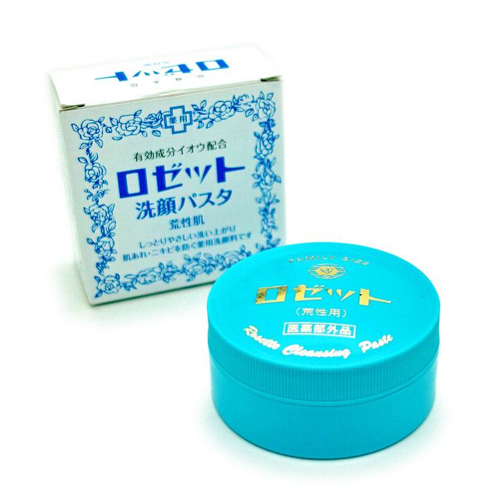 现货COSME大赏 Rosette Paste洁面膏蓝色痘痘干燥肌用 90g