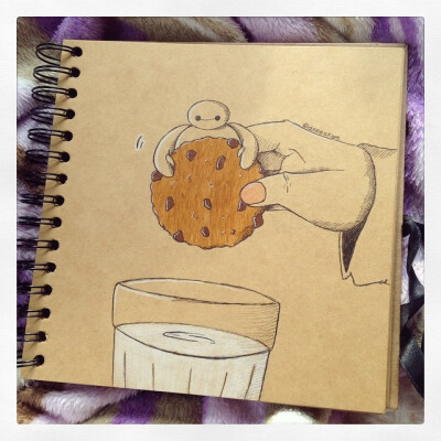 Baymax with a cookie :)