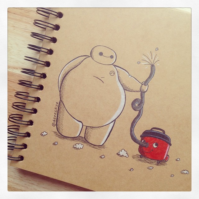 Baymax Cleaning :)