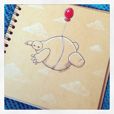 Baymax is flying :)