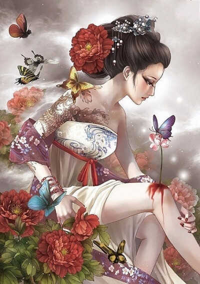 繁花如素:张小白的唯美插画世界