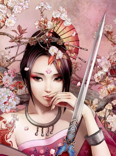 画美人更美 中国知名插画师张小白作品