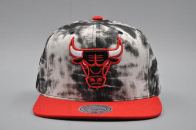 Mitchell and Ness DENIM 黑扎染 丹宁布系列 公牛队 SNAPBACK