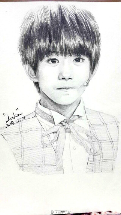 #TF画手联盟# 黑白让世界变的简约纯粹。简单的爱，也才会长久~ （画手：@禅貓_LUKA