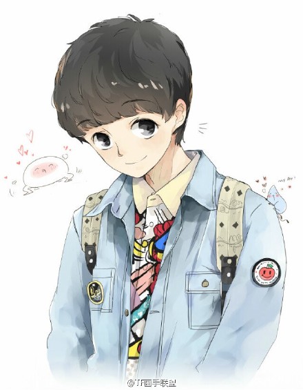 #TF画手联盟# 努力用全世界最好看的颜色为你着装，我们就是这样爱着你。（来自画手：@genki貓丼飯