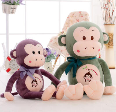 毛绒玩具小猴子嘻哈猴玩偶公仔布娃娃大号可爱生日礼物女生