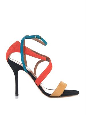 Rita multi-cross suede sandals