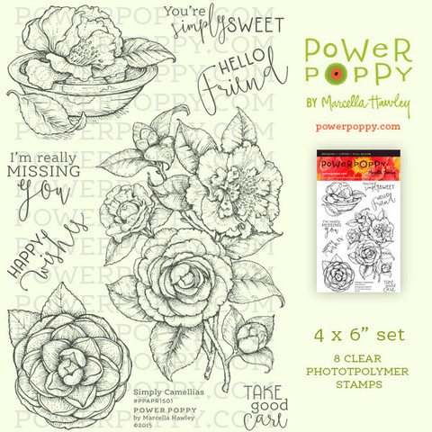 Simply Camellias Stamp Set