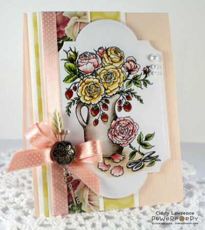 Arranging Roses Digital Stamp Set