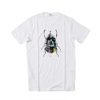 Beetle Print TShirt 骷髅甲壳虫青春TEE恤 新 4319