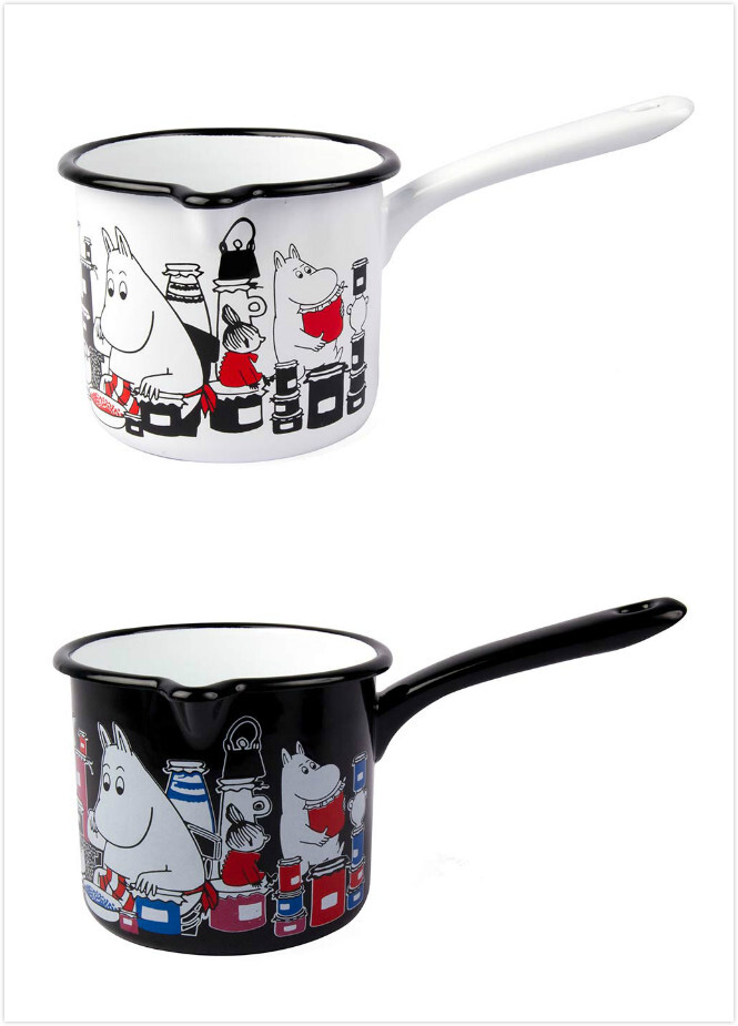 代购 正品代购 芬兰Muurla Moomin姆明搪瓷奶锅