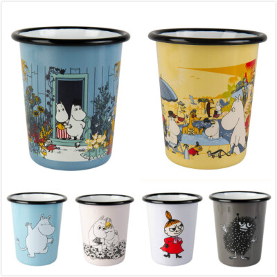 代购 芬兰Muurla Moomin姆明搪瓷杯 牛奶杯 无柄杯 400ml 多款