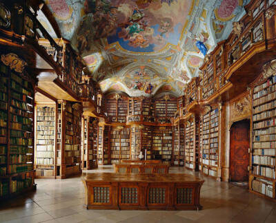 Florian修道院图书馆奥地利(St. Florian Monastery, Austria)