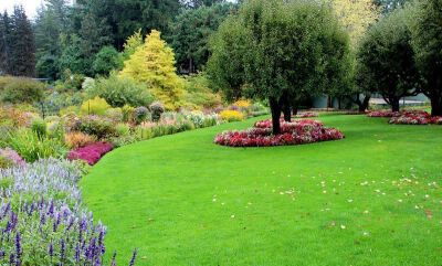 植物层次与色彩搭配（The Butchart gardens）