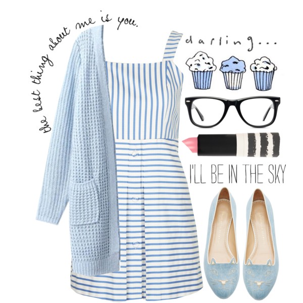 &amp;quot;So many things that you wish I knew but the story of us might be ending soon&amp;quot; #blue #soft #cute #taylorswift #spring #summer #contestentry #topshop