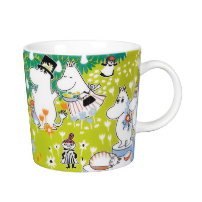 代购 正品代购 芬兰Arabia Moomin姆明马克杯 杯子 2014年圣诞款 300ml