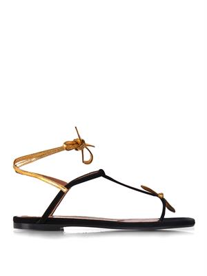 Suede sandals