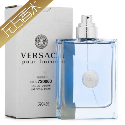 Versace范思哲同名男士香水100ml EDT 正品简装无盖 自用超划算