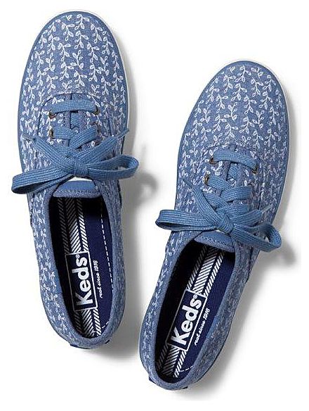 Keds幸运草系带帆布鞋球鞋Champion Botanical