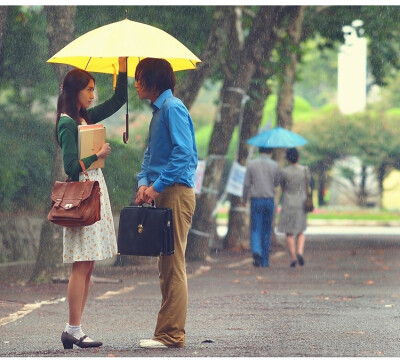 雨中想你黄色长柄雨伞 弯钩纯色韩剧同款黄伞长柄简约男女长伞