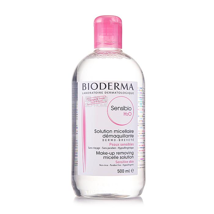 香港直发 Bioderma贝德玛卸妆水500ml 粉水舒妍洁肤液