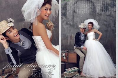 80后室内婚纱照片欣赏 -天津米兰婚纱摄影