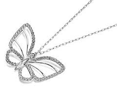 Swarovski Cinderella Butterfly Pendant