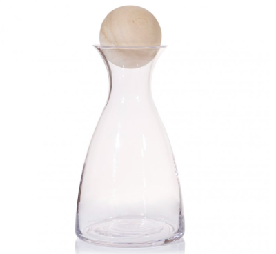 Decanter with Wooden Ball