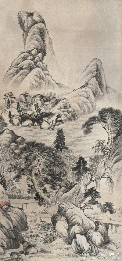 石濤（1630一1724年）2 ——其作畫構圖新奇，無論是黃山雲煙，江南水墨，還是懸崖峭壁，枯樹寒鴉，或平遠、深遠、高遠之景，都力求佈局新奇，意境翻新。他尤其善用“截取法”以特寫之景傳達深邃之境；他還講求氣勢，…