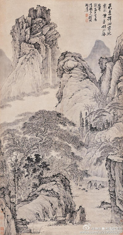 石濤（1630一1724年）2 ——其作畫構圖新奇，無論是黃山雲煙，江南水墨，還是懸崖峭壁，枯樹寒鴉，或平遠、深遠、高遠之景，都力求佈局新奇，意境翻新。他尤其善用“截取法”以特寫之景傳達深邃之境；他還講求氣勢，…