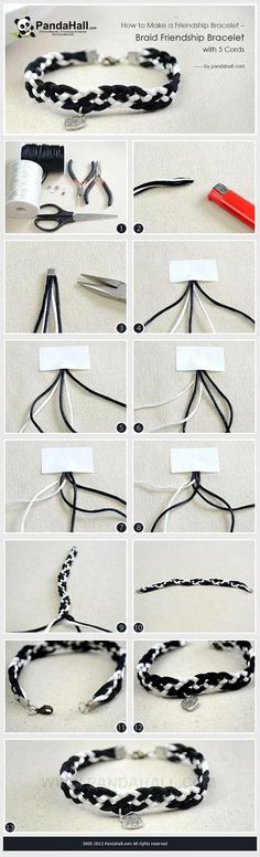 How to Make a Friendship Bracelet - Braid ... | Jewelry Making Tutori…