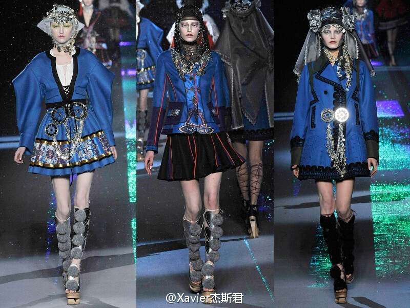 #舊回憶# ｜ John Galliano F/W 2009 | 这 场 秀 的 妆 容 和 服 装 细 节 为 我 们 刻 出 永 不泯 灭 的 时 装 记 忆 。| 开场曲：「El Tango de Roxanne」