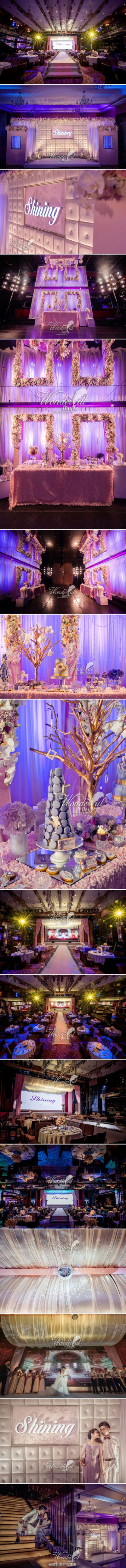 【Shining】温暖的烛光，簇拥的花朵。那一次相遇，注定了此生相伴。岁月如歌，时光荏苒，你永远是我心中最闪耀的...... 详细内容请点:O网页链接 感谢佛山合作伙伴@WonderfulDays婚礼定制 的分享