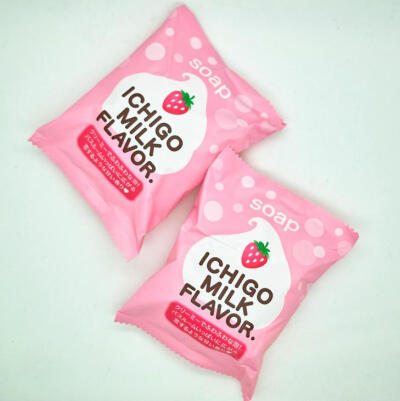 现货日本直送 Pelican沛丽康 草莓牛奶香皂 80g