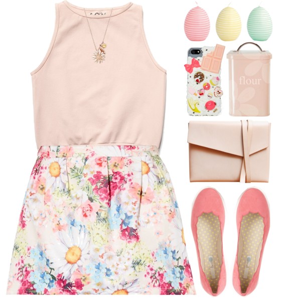 A fashion look from April 2015 featuring free people tops, short skirts and ballet flats. Browse and shop related looks.