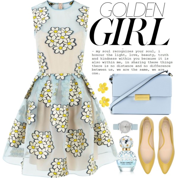 #daisyprintdress #floralprintdress #spring #balletflats #marcjacobs