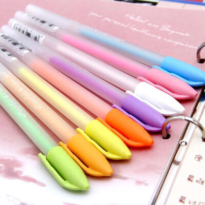 晨光文具 同学录笔 粉彩贺卡笔 水粉笔水彩笔 8色套装彩色笔